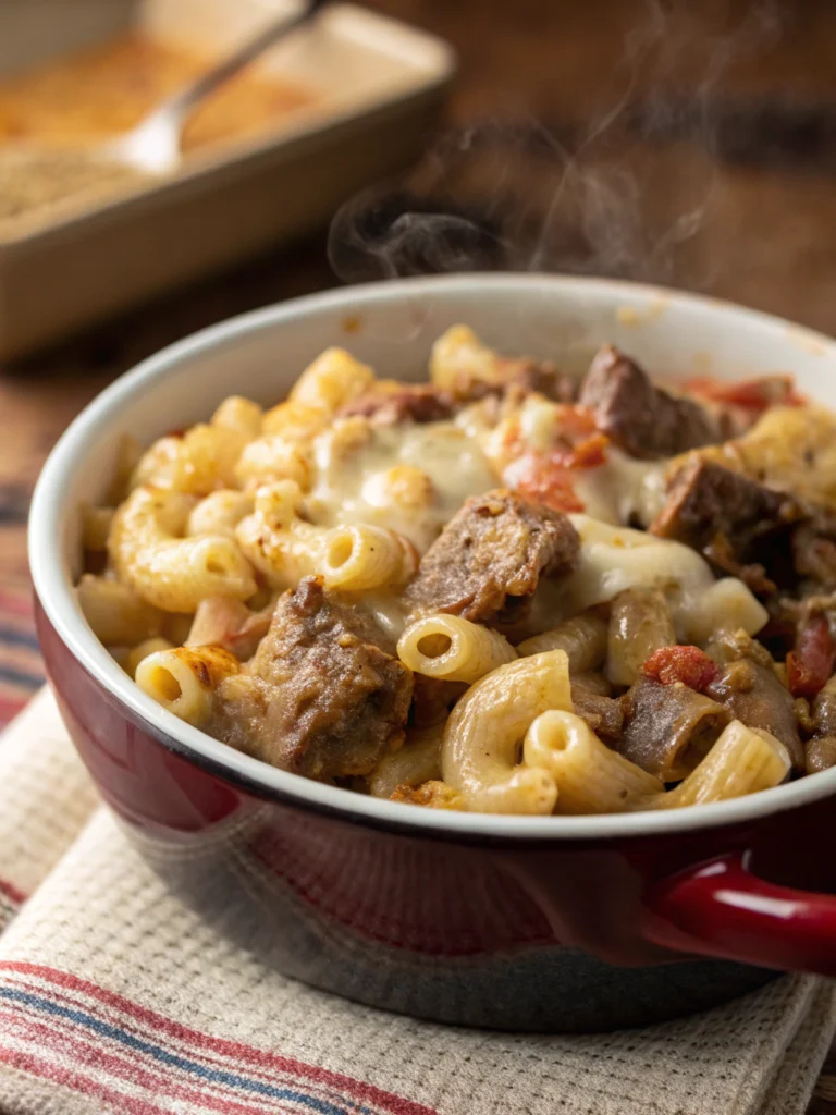 A Minnesotan’s Beef and Macaroni Hotdish