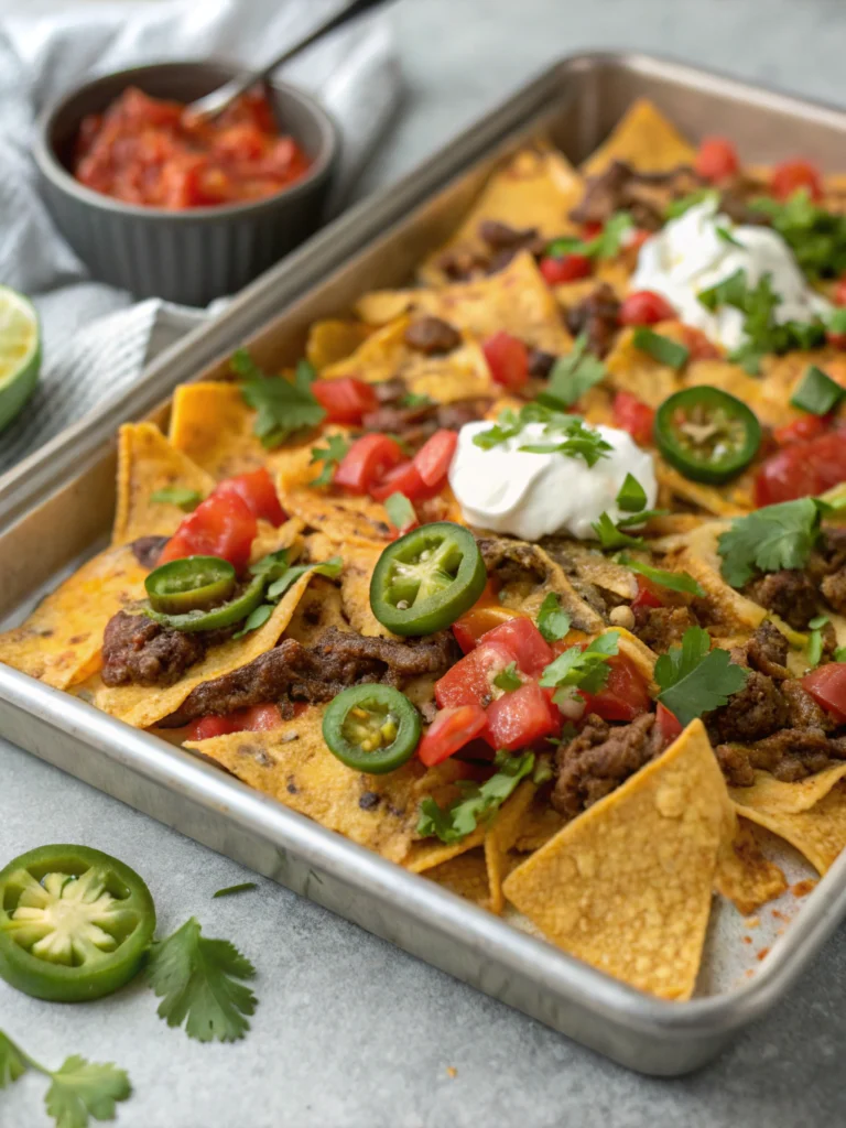 Amazing Sheet Pan Nachos Recipe